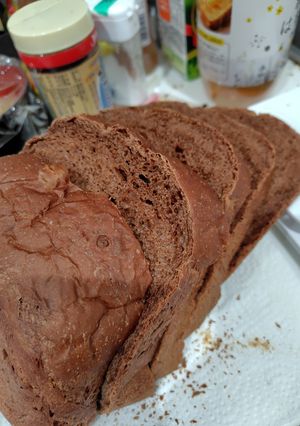 HBでふんわりココア食パン-レシピのメイン写真