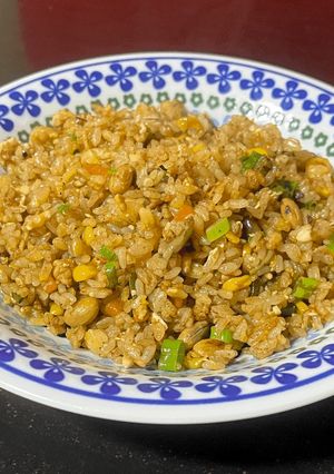 キーマカレーの残りでカレー炒飯-レシピのメイン写真