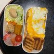 レンジ簡単洋風キムチチリ味オムライス弁当