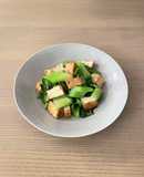厚揚げとセロリのナンプラー炒め
