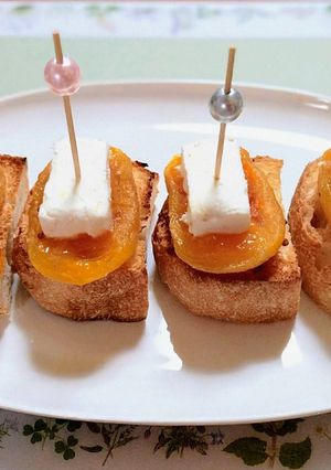 正月おもてなし！あんぽ柿のピンチョス！オードブル-レシピのメイン写真