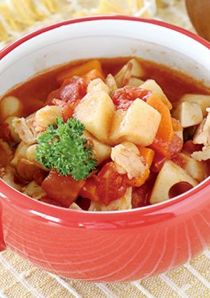 根菜たっぷりミネストローネ-レシピのメイン写真