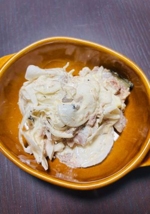 鯖の水煮と新玉ねぎの一品-レシピのメイン写真