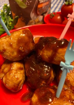 キャベツi nポークチャップ-レシピのメイン写真