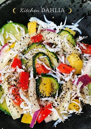 しらすで日本版！セビーチェ🇵🇪夏野菜和え🎐ペルー風-レシピのメイン写真