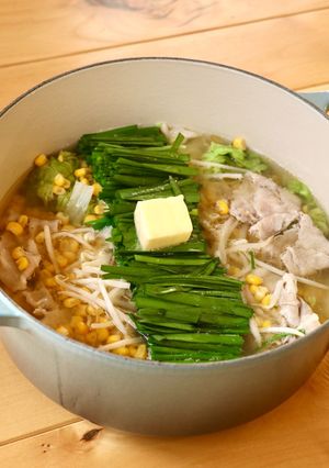 野菜がたくさん食べられる味噌バター鍋-レシピのメイン写真