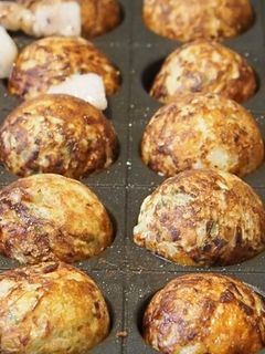 たこ焼きの具「たこ以外」は【豚肉】で節約-レシピのメイン写真