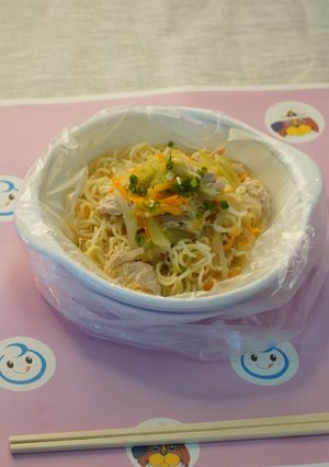 180.湯煎ラーメン-レシピのメイン写真