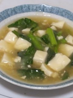小松菜と豆腐のあんかけ-レシピのメイン写真