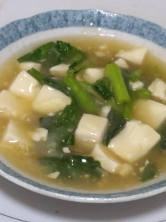 小松菜と豆腐のあんかけ-レシピのメイン写真