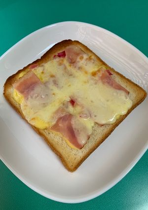 ベーコンに紅生姜マヨチートースト-レシピのメイン写真