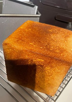 オーブン不使用🍞HBで簡単角食パン-レシピのメイン写真