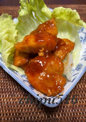 簡単 ガツガツ食べられる鶏むね肉の甘酢あん-レシピのメイン写真