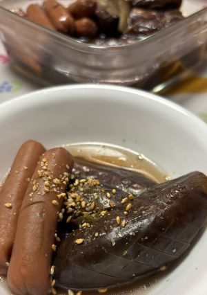 ナスとウインナーの煮物-レシピのメイン写真