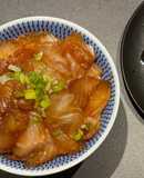 特製漬ダレを使った海鮮漬け丼
