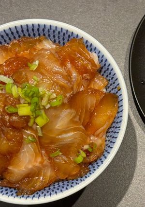 特製漬ダレを使った海鮮漬け丼-レシピのメイン写真