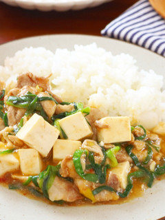 10分完成!豚こま麻婆豆腐丼-レシピのメイン写真