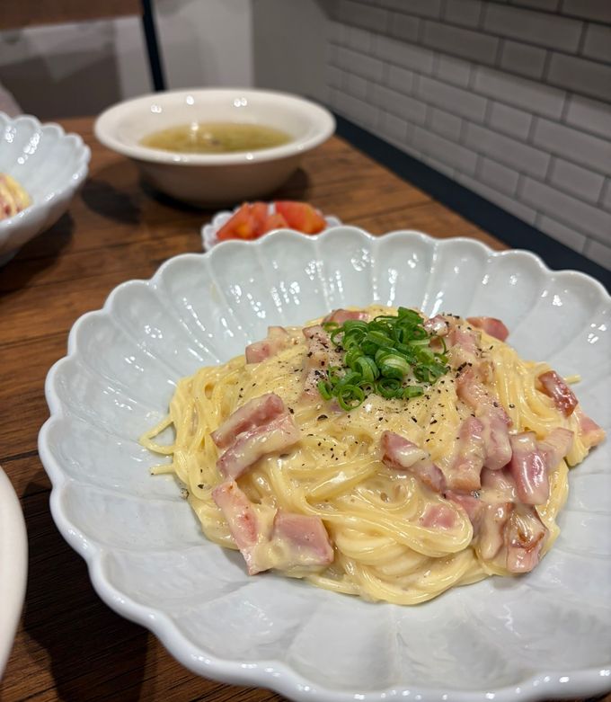 焦がし味噌がポイント！カルボナーラ by Uitakefuji 【クックパッド