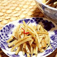 รูปของ 【常備野菜に！】ごぼうのしょうゆ漬け