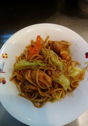 チキン焼きそば-レシピのメイン写真
