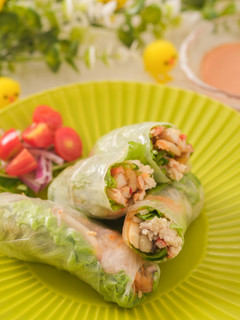 野菜たっぷりサラダチキン生春巻き-レシピのメイン写真