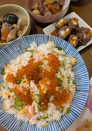 鮭といくらのちらし-レシピのメイン写真