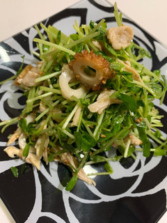 豆苗のシャキシャキサラダ-レシピのメイン写真