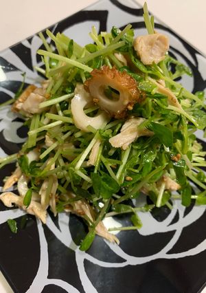 豆苗のシャキシャキサラダ-レシピのメイン写真
