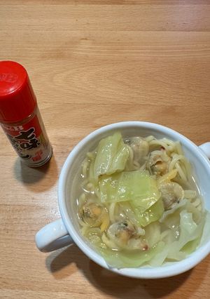 はまぐりとパスタのスープ-レシピのメイン写真
