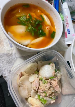 キムチと水餃子のスープ-レシピのメイン写真