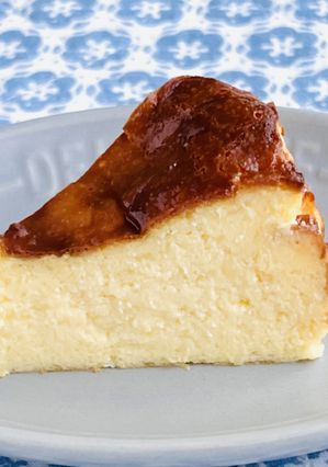 ボウル不要!! バスク風チーズケーキ-レシピのメイン写真