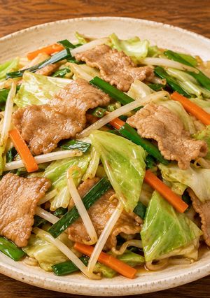 ごはんが進む！豚バラと野菜のオイスターソース炒め-レシピのメイン写真