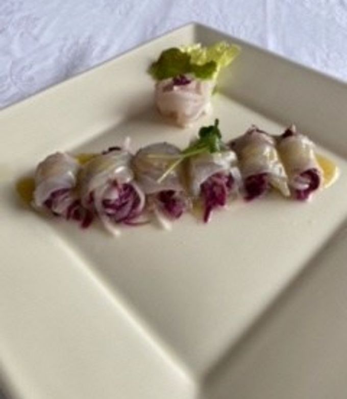 カルパッチョ かきのもと添え by 新潟県 【クックパッド】 簡単