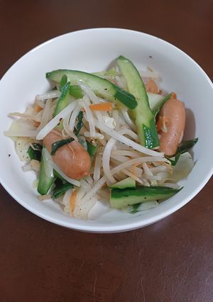 ウインナーときゅうりの野菜炒め-レシピのメイン写真