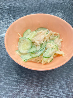 きゅうりとチキンのヨーグルト和え-レシピのメイン写真