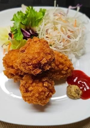 だし香るチーズじゃがクルトンボール-レシピのメイン写真