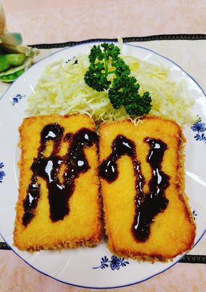 バッター液で作る♬パンなのに豚カツ?美味-レシピのメイン写真