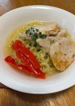 オシャレ！鶏塩レモン冷やし麺-レシピのメイン写真