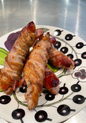ウィンナーの豚バラ肉焼き-レシピのメイン写真