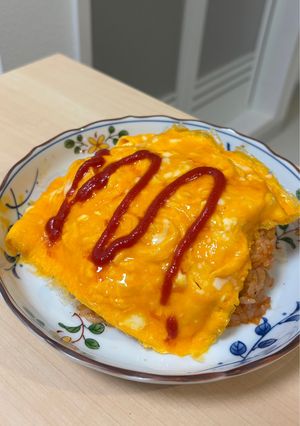 鶏肉ごろごろオムライス-レシピのメイン写真