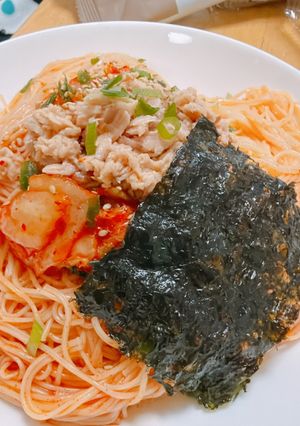 簡単お手軽♪そうめんでビビン麺♪-レシピのメイン写真