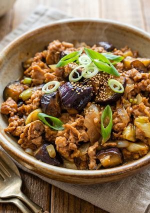 ご飯が進む！たっぷり豚肉とナスねぎのコク旨南蛮-レシピのメイン写真