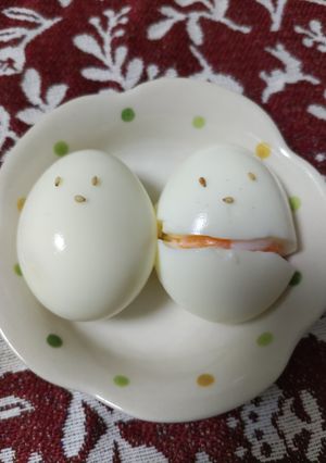 お口ぱっくりゆで卵くん※簡単副菜-レシピのメイン写真