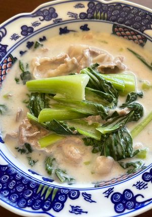 青梗菜のクリーム煮-レシピのメイン写真