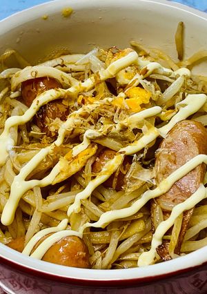 ぱぱっと♡焼きうどん-レシピのメイン写真