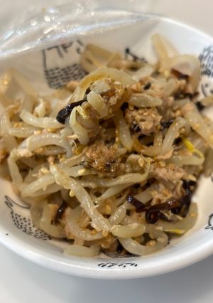 もやしとツナと塩昆布-レシピのメイン写真