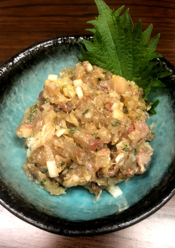 うまい！アジのなめろう-レシピのメイン写真