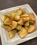 揚げ焼きで簡単★素揚げポテト【のり塩味】