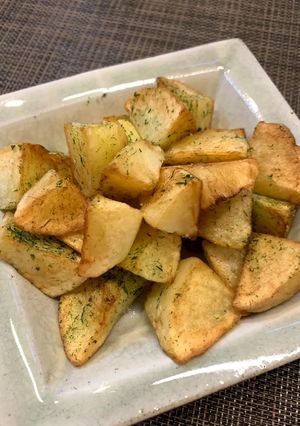 揚げ焼きで簡単★素揚げポテト【のり塩味】-レシピのメイン写真