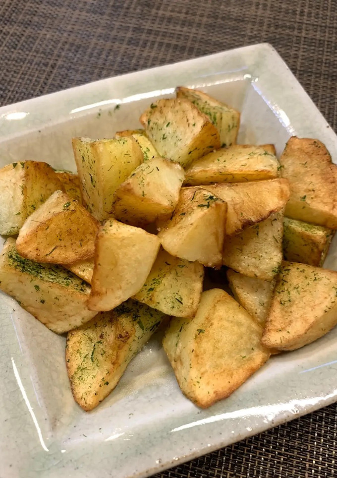 揚げ焼きで簡単★素揚げポテト【のり塩味】-レシピのメイン写真